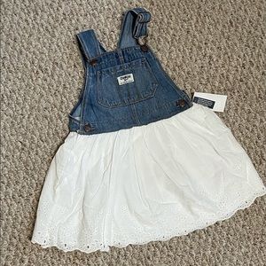 NWT Oshkosh overall dress size:4T